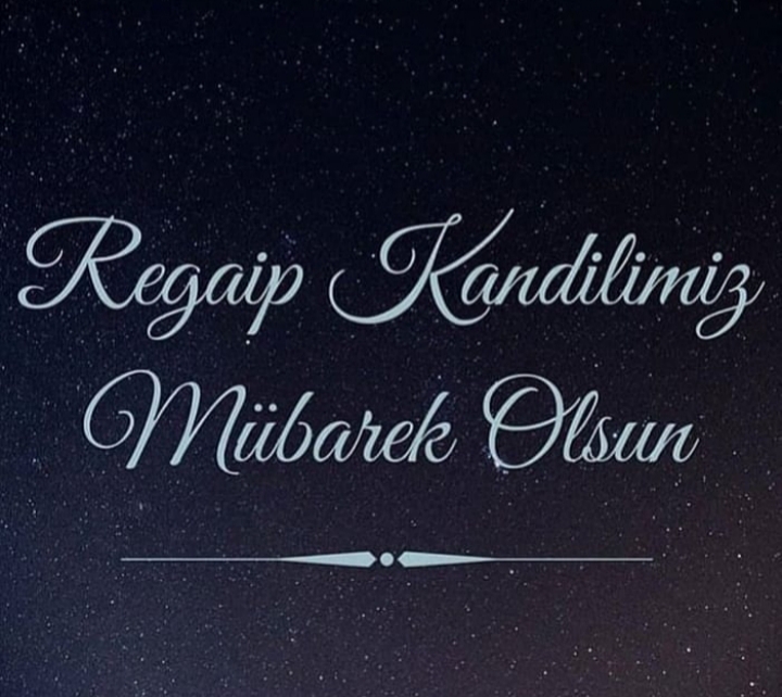 REGAİP KANDİLİ